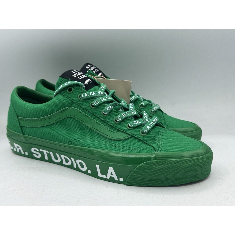 OTW Vans S.R. Studio LA CA Old Skool Reissue 36 Vibram Sole Green Men’s Size 8.5